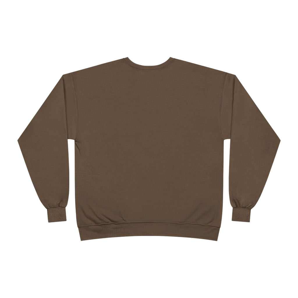 Jesus Crown Crewneck Sweatshirt — Gold Script Inspirational Pullover