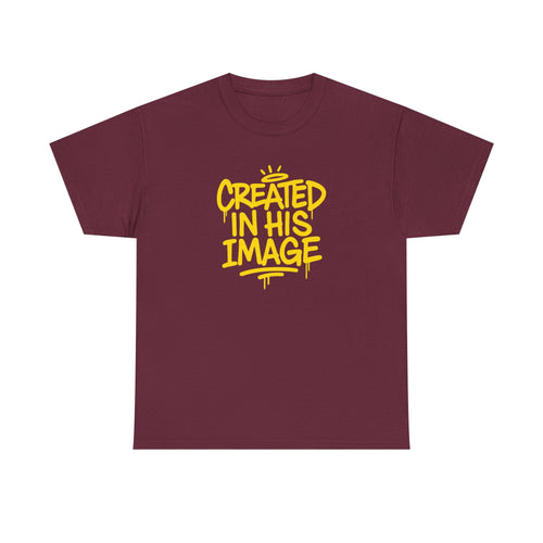 Created In His Image T-Shirt — Genesis 1:27 Inspirational Graphic Tee