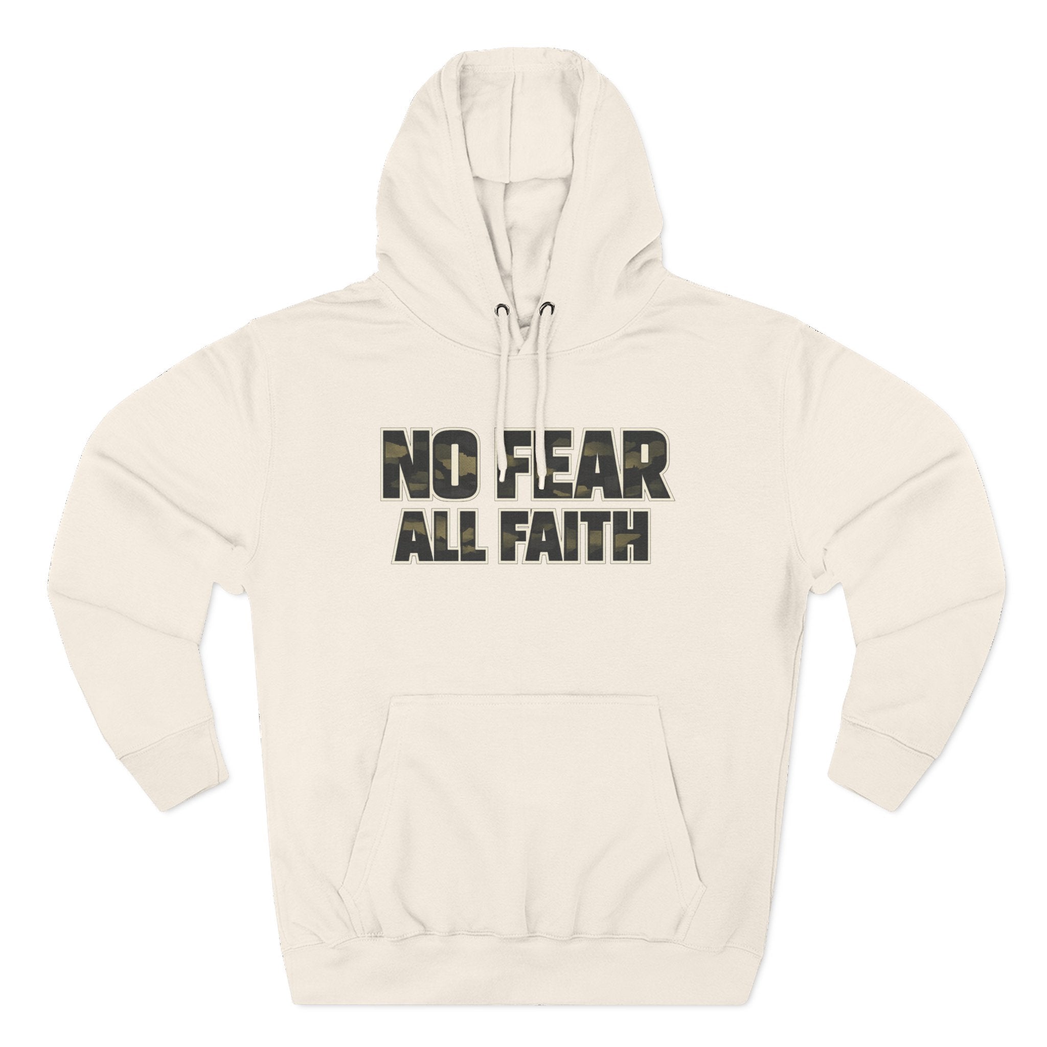 No Fear All Faith Hoodie — 2 Timothy 1:7 Inspirational Pullover