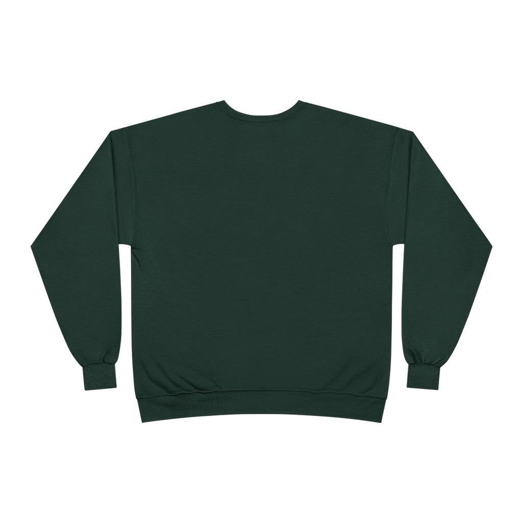 Jesus Crown Crewneck Sweatshirt — Gold Script Inspirational Pullover