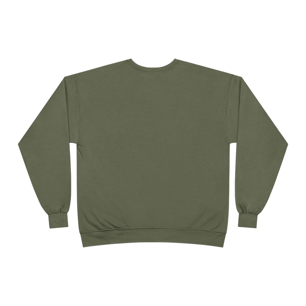 Jesus Crown Crewneck Sweatshirt — Gold Script Inspirational Pullover