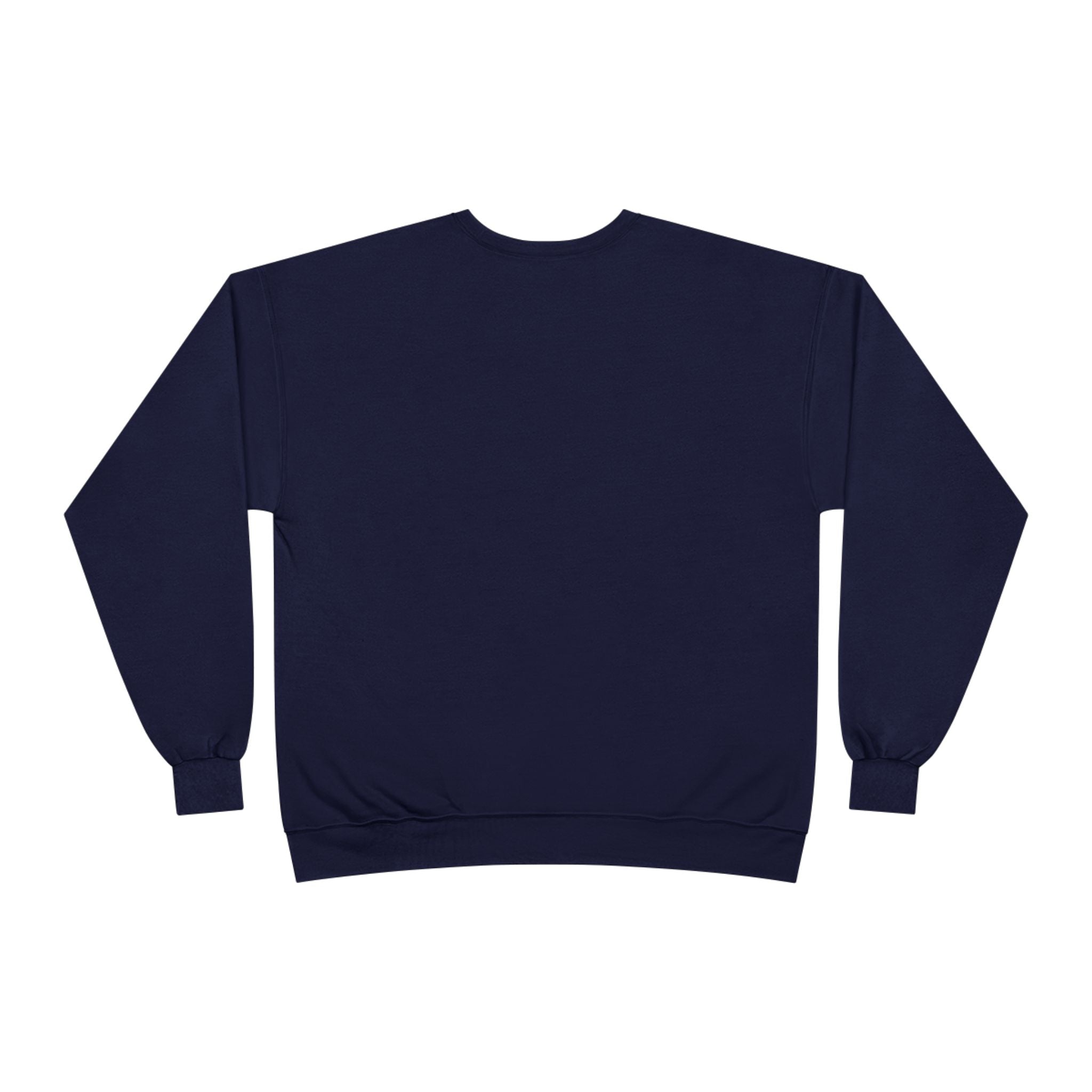 Jesus Crown Crewneck Sweatshirt — Gold Script Inspirational Pullover